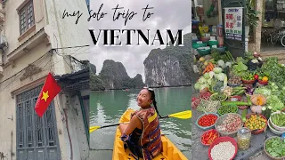 my solo trip to Vietnam -- Ha Long Bay, cooking class, exploring Hanoi