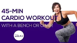 Cardio Workout Using a Bench or Chair (Int & Adv)