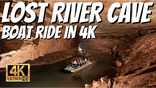 LOST RIVER CAVE BOAT RIDE IN 4K!  - Bowling Green, Kentucky