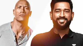 Rock talked about Dhoni / Dhoni mass helicopter shot status / Dwayne Johnson and Dhoni mass status