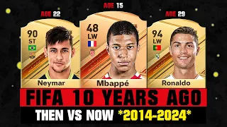 THIS IS HOW FIFA LOOKED 10 YEARS AGO VS NOW! 🤯😱 ft. Mbappe, Neymar, Ronaldo…