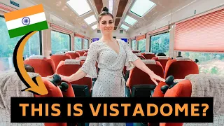 I try Indian Railways Vistadome train | Netherlands foreigner reaction | TRAVEL VLOG IV