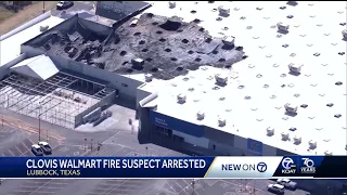 Suspect arrested for Walmart fire in Clovis