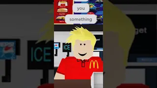 Welcome to McDonald's what you order bruh Pt. 1 #roblox #Shorts (Funny Roblox animation)