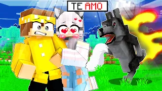 ALEX MONTE ROUBOU A NAMORADA DO LOBISOMEM ALPHA no MINECRAFT! ‹ Alex ›