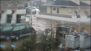 3/11/2011 Tsunami hitting mainland Ishinomaki Part 2 (Compilation)