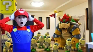 実写版 マリオメーカー2 Real Life in Super Mario Maker 2 寸劇 アニメ クッパとダンスバトルに！#4