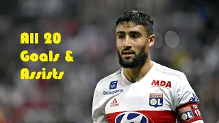 Nabil Fékir - All 20 Goals & Assists - 2018/2019