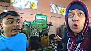 Inside of the Indian FACTORY 😱 First time in India ☠️ Walking in the Dangerous District