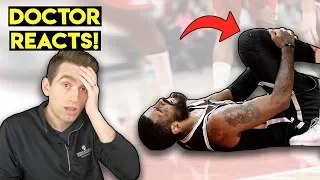 ANOTHER Injury! Doctor Reacts to Kyrie Irving KNEE INJURY