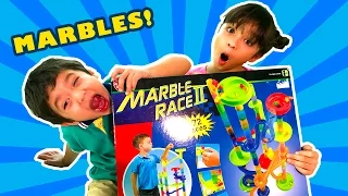 Marble Race II Toy Review: DIY Marble Run