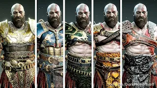 God of War 4 - All Armor Sets Showcase [PS4 Pro]