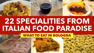 Traditional Food in Bologna - 22 Traditional Dishes to try in Bologna