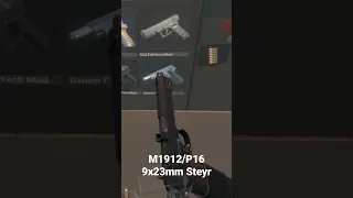 Day 123 of shooting every gun in H3VR - M1912/P16