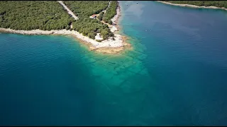 Die Ost Küste von Istrien, Kroatien