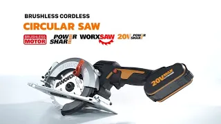 The WORX Worxsaw WX531 Brushless Compact Hand Circular Saw
