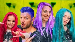 😱 NOS PINTAMOS EL PELO DE COLORES 🌈  Itarte Vlogs