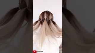 📈The perfect updo with ponytails 📈🤯🤯😱