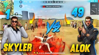 SKYLER x DJ ALOK x CHRONO Factory Funny Skill Test Challenge ! Which One is Best?- Garena Free Fire