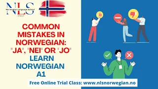 Learn Norwegian | Common Mistakes in Norwegian | "Ja", "Nei" or "Jo"? | Episode 166 | A1