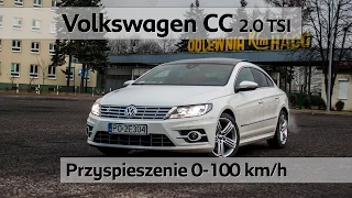 Volkswagen CC R-Line 2.0 TSI - test przyspieszenia / acceleration 0-100 km/h