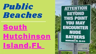 Hutchinson Island Beaches South with public access - NE Ocean blvd - clothing optional beach