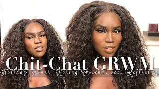 Chit Chat GRWM | Black mental health + Holiday Blues + End of Year reflection + Seasonal Depression