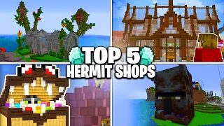 Top 5 Hermitcraft Season 7 Shops! (BEST Hermitcraft Shops)