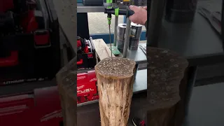 The best IMPACT DRILL from FESTOOL (TPC) and a 400 mm wood screw!