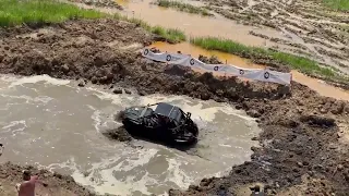 Highlifter Outlaw Max eating up the mud at Tailgate N Tallboys 2023