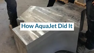 Waterjet Cutting 18 Inch Thick Stainless Steel