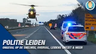 POLITIE LEIDEN | ONGEVAL OP DE SNELWEG | OVERVAL | LEIDENS ONTZET & MEER