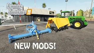 NEW MODS in Farming Simulator 2019 | BRAND NEW CULTIVATOR AND SEEDER | PS4 | Xbox One | PC
