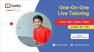 One-on-One Live Tutoring | Register Now | Turito | Science | English | Maths