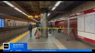 Person injured when piece of equipment falls at Harvard MBTA station