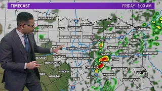 DFW weather: Tracking storms Thursday night