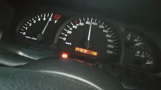 Opel Vectra B 1.8 125km 0-140kmh acceleration.