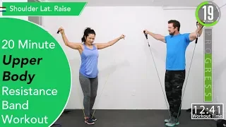 20 Minute Upper Body Resistance Band Home Workout