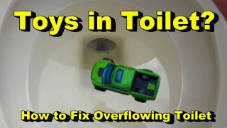 Toys in Toilet - Best Way to Unclog Toilet Bowl