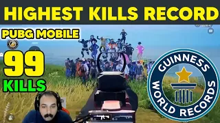 🔴99 Kills New PUBG world Record TPP Mode | PUBG Mobile Guinness World Record Highest Kills Match