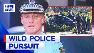 Arrests made after wild and dangerous pursuit across Sydney | 9 News Australia