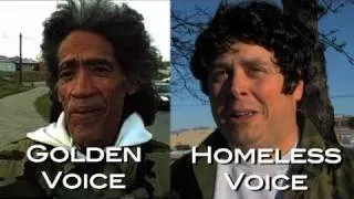 Man With Golden Homeless Voice