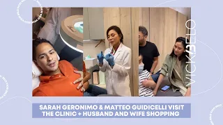 SARAH GERONIMO & MATTEO GUIDICELLI Visit the Clinic + Husband and Wife Shopping | Vicki Belo