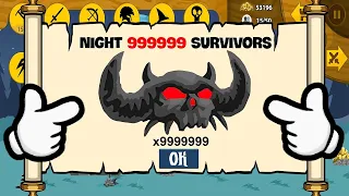 NIGHT 99999 ULTIMATE SURVIVOR ADD NEW GRIFFON RED x9999 HACK COUNT - HACK STICK WAR LEGACY