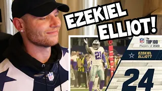 Rugby Player Reacts to EZEKIEL ELLIOT (Dallas Cowboys RB) #24 The NFL Top 100 Players of 2020!