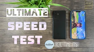 MUST SEE! iPhone 13 Pro Max vs S21 Ultra - Speed Test | Genshin Impact FPS Test