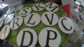 DRESSAGE COURT LETTERS ART PROJECT(.25 CENTS A LETTER!) GOPR1185