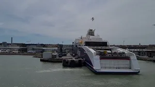 Departing Hirtshals onboard M/S SuperSpeed 1 (feat. SuperSpeed 2)