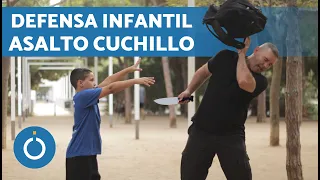 DEFENSA Ante ROBO con CUCHILLO (Para Niños) 🔪 Defensa Personal Krav Maga para Niños