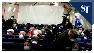 Hundreds of Americans flown home from coronavirus-hit cruise ship